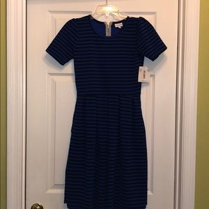 LuLaRoe Amelia Brand New with Tags blue and black